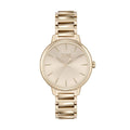 Hugo Boss Womens 1502540 Signature Rose Gold Tone Stainless Steel Watch -korean beauty