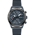 Hugo Boss Mens 1513887 Chronograph Blue Pilot Edition Watch -korean beauty
