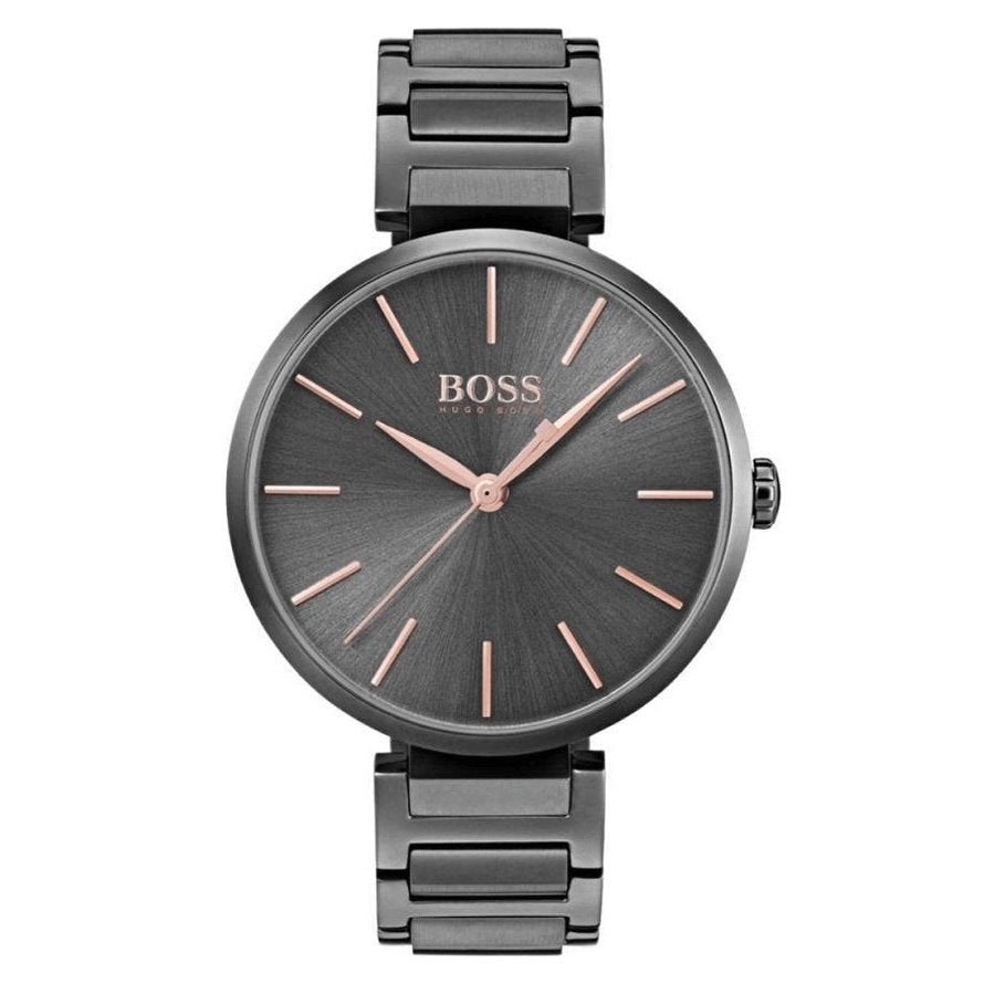 Hugo Boss Ladies Watch Allusion Black Hb1502416 -korean beauty