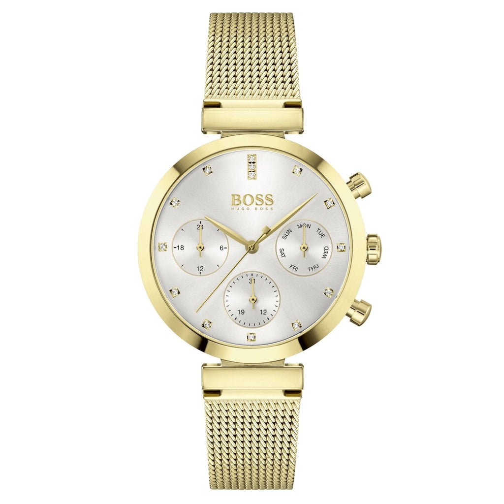 Hugo Boss Ladies Watch Flawless Gold Hb1502552 -korean beauty