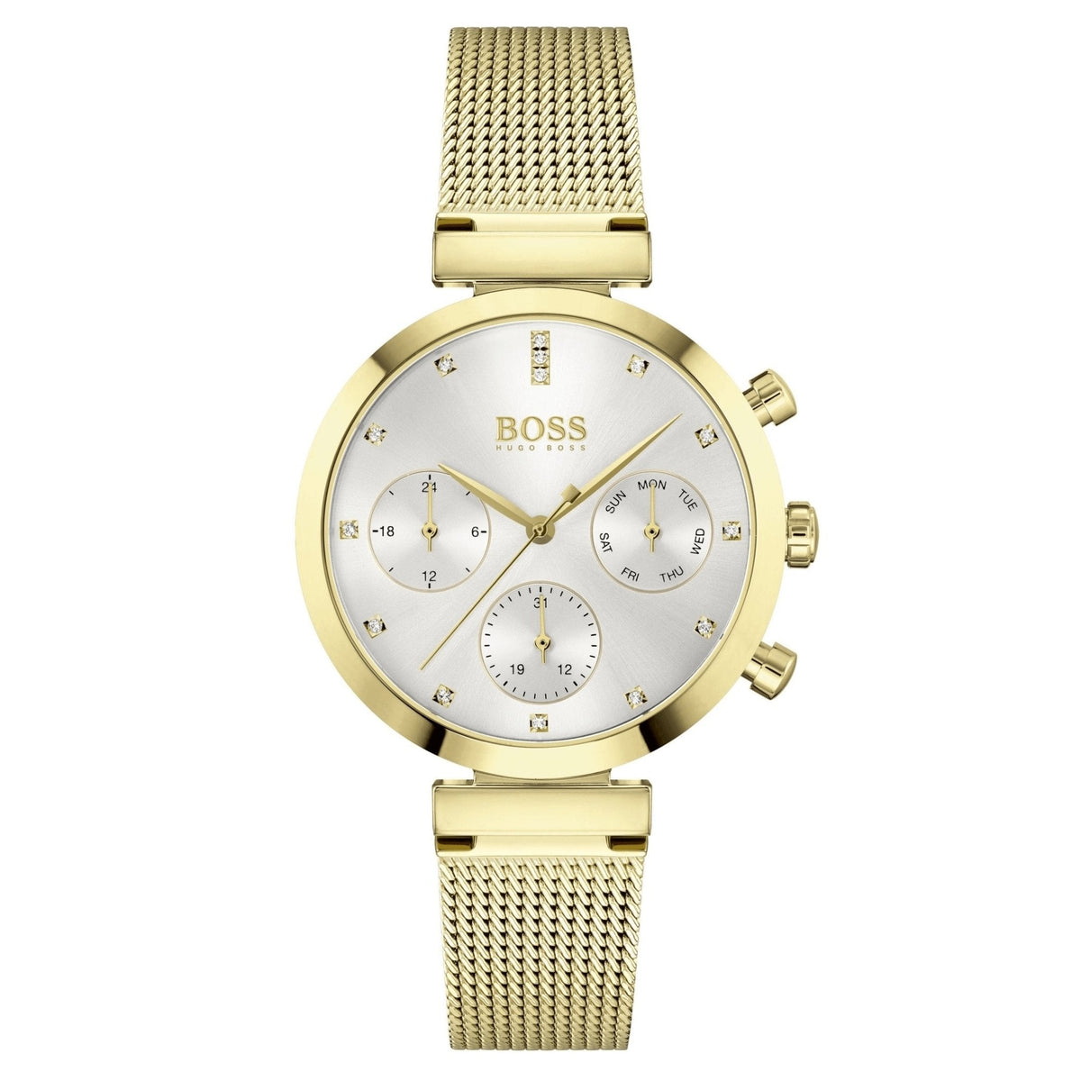 Hugo Boss Ladies Watch Flawless Gold Hb1502552 -korean beauty