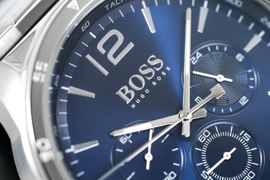 Hugo Boss Men S Chronograph Watch Professional Blue Hb1513527 -korean beauty