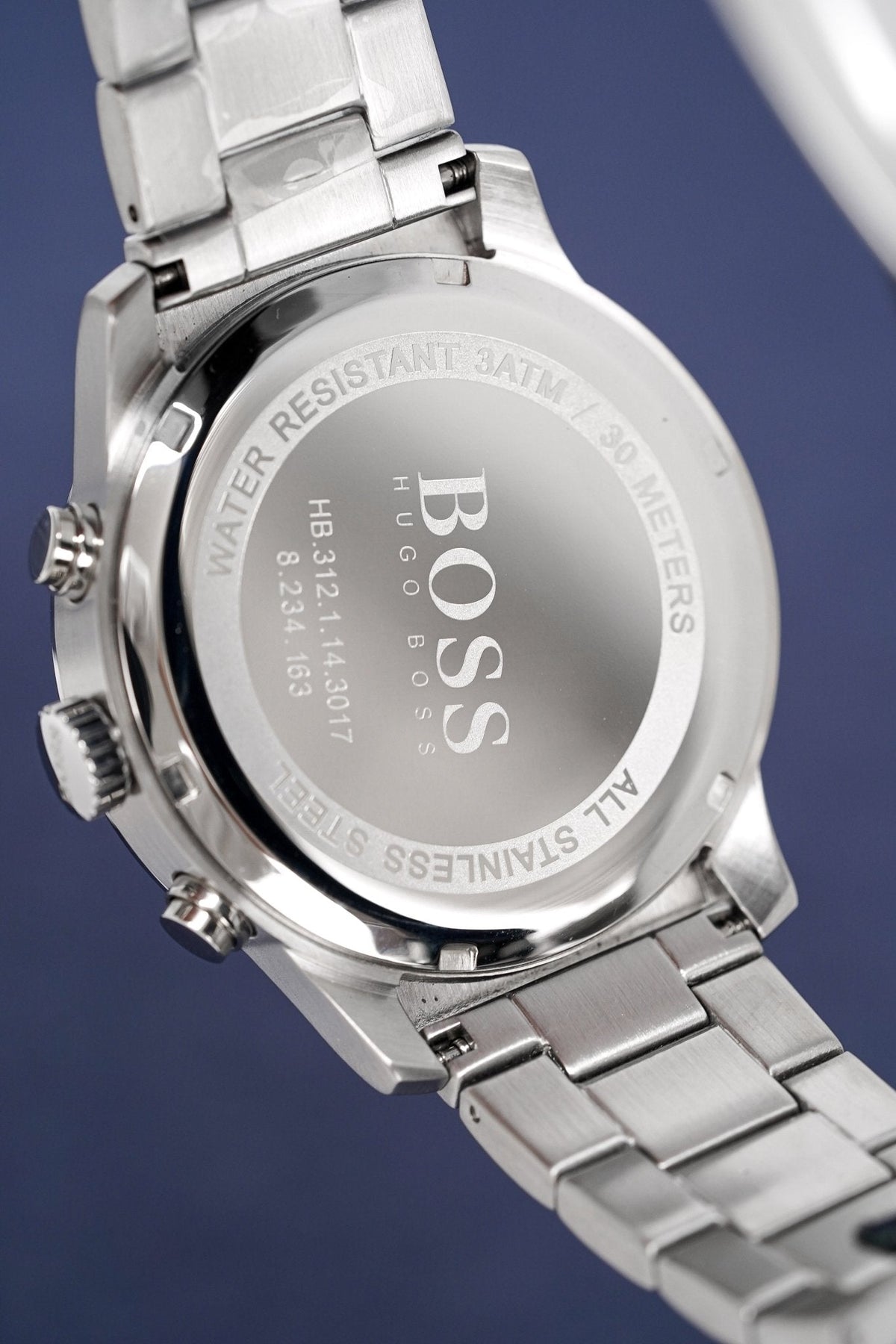 Hugo Boss Men S Chronograph Watch Professional Blue Hb1513527 -korean beauty