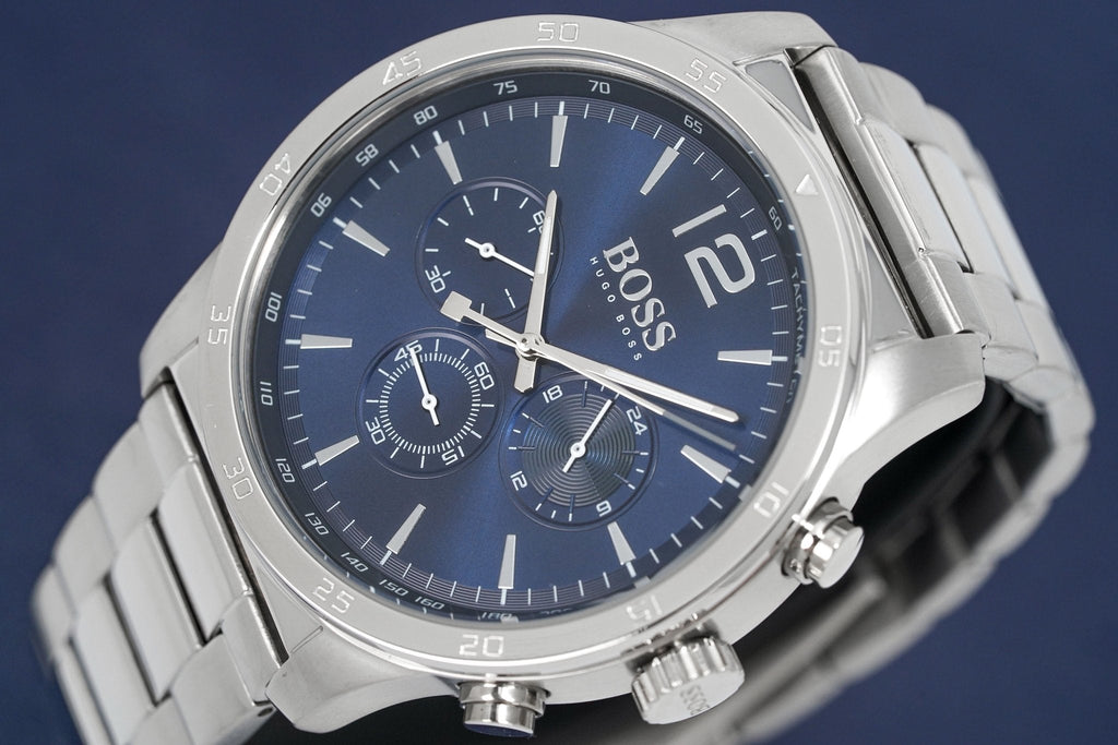 Hugo Boss Men S Chronograph Watch Professional Blue Hb1513527 -korean beauty