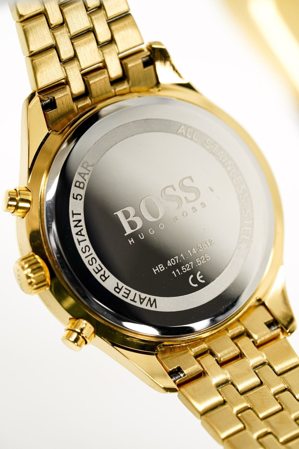 Hugo Boss Men S Watch Associate Yellow Gold Blue Hb1513841 -korean beauty