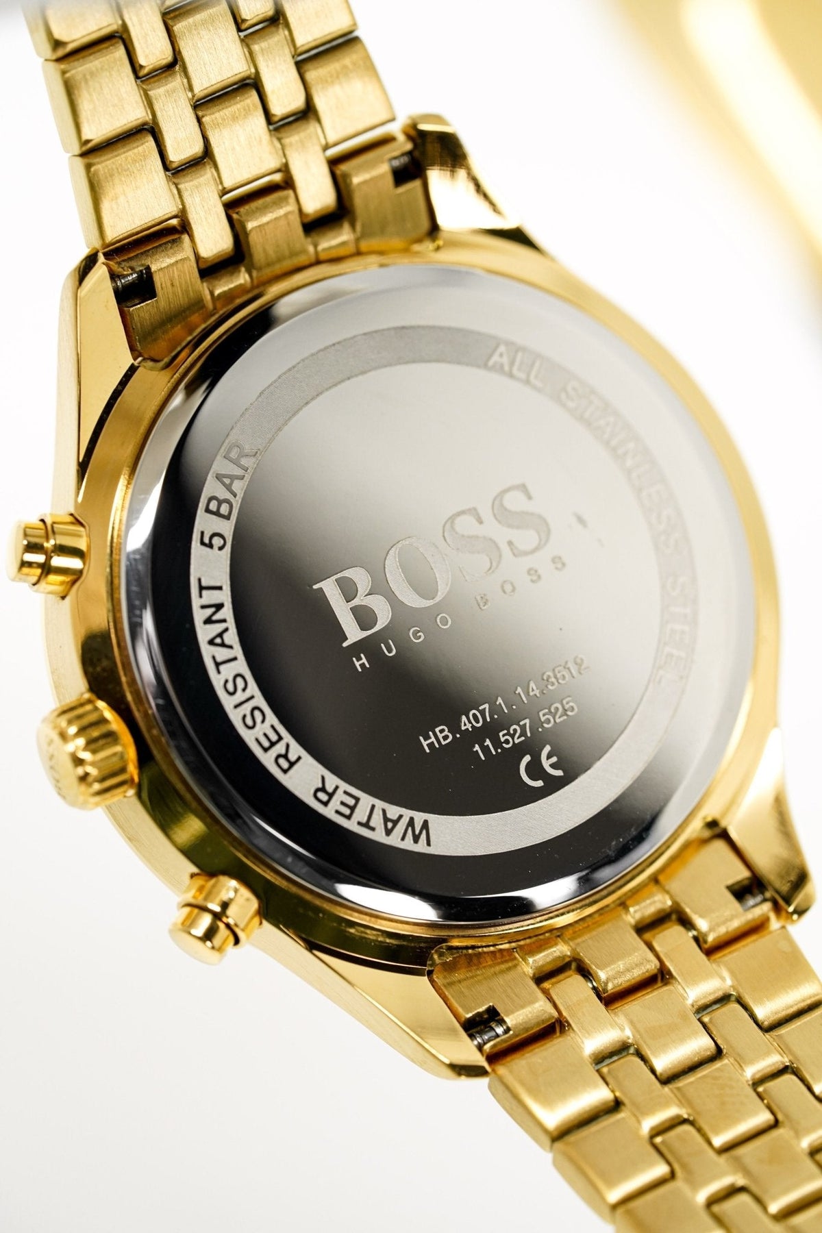 Hugo Boss Men S Watch Associate Yellow Gold Blue Hb1513841 -korean beauty