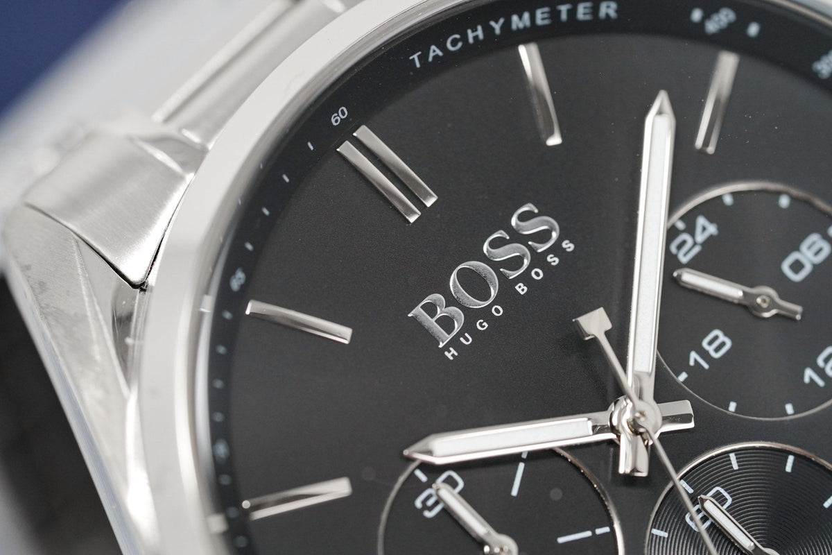Hugo Boss Men S Watch Champion Black Hb1513871 -korean beauty