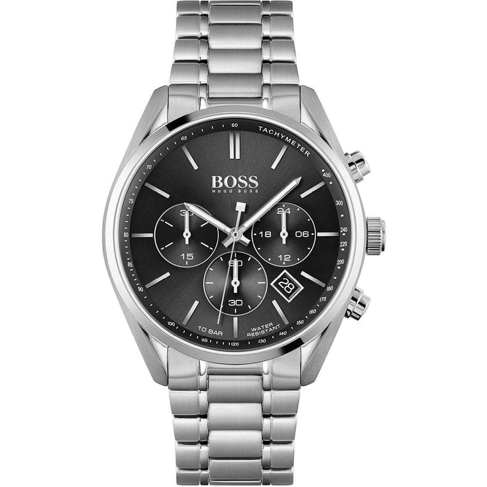 Hugo Boss Men S Watch Champion Black Hb1513871 -korean beauty