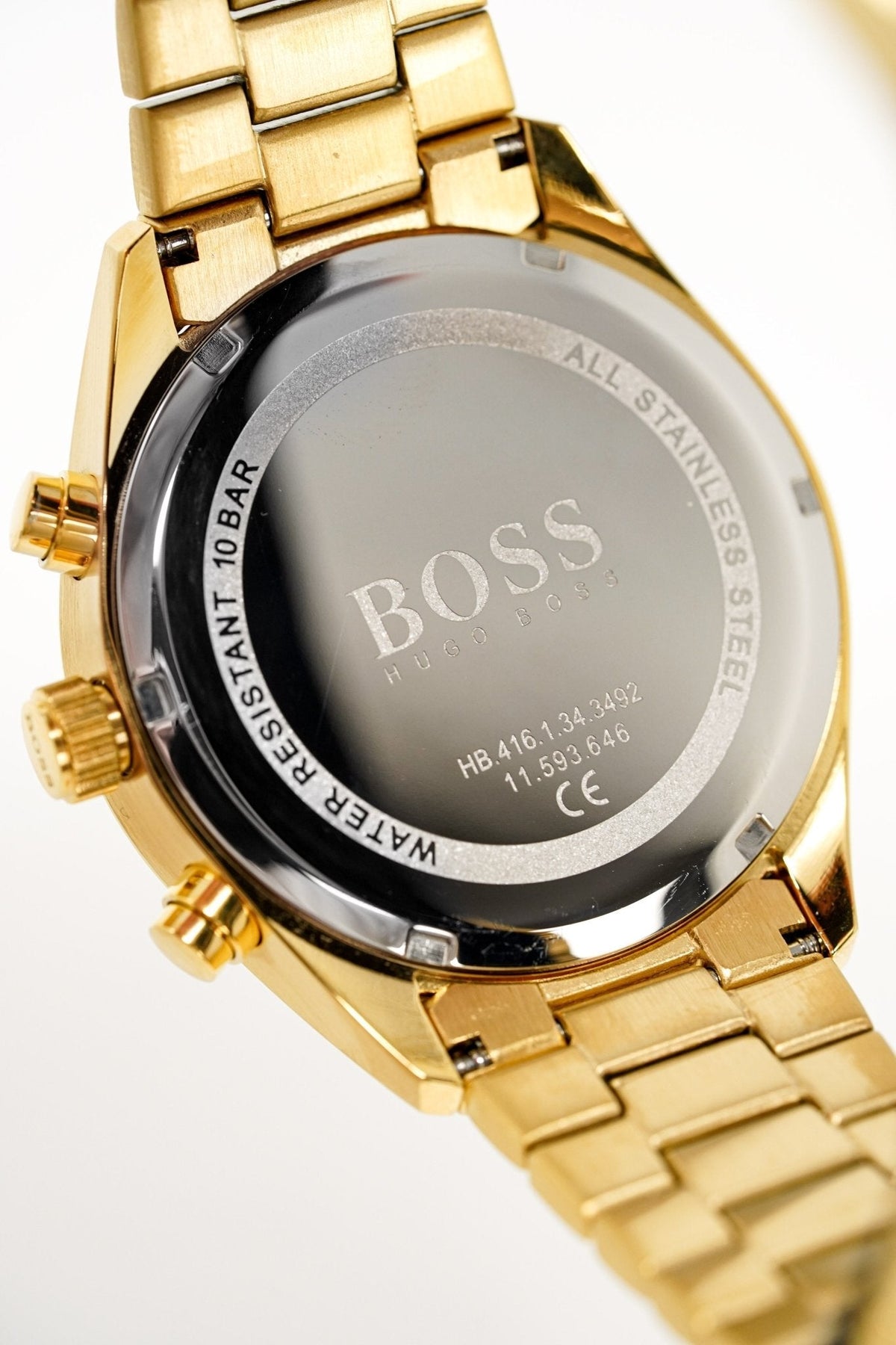 Hugo Boss Men S Watch Champion Yellow Gold Hb1513848 -korean beauty