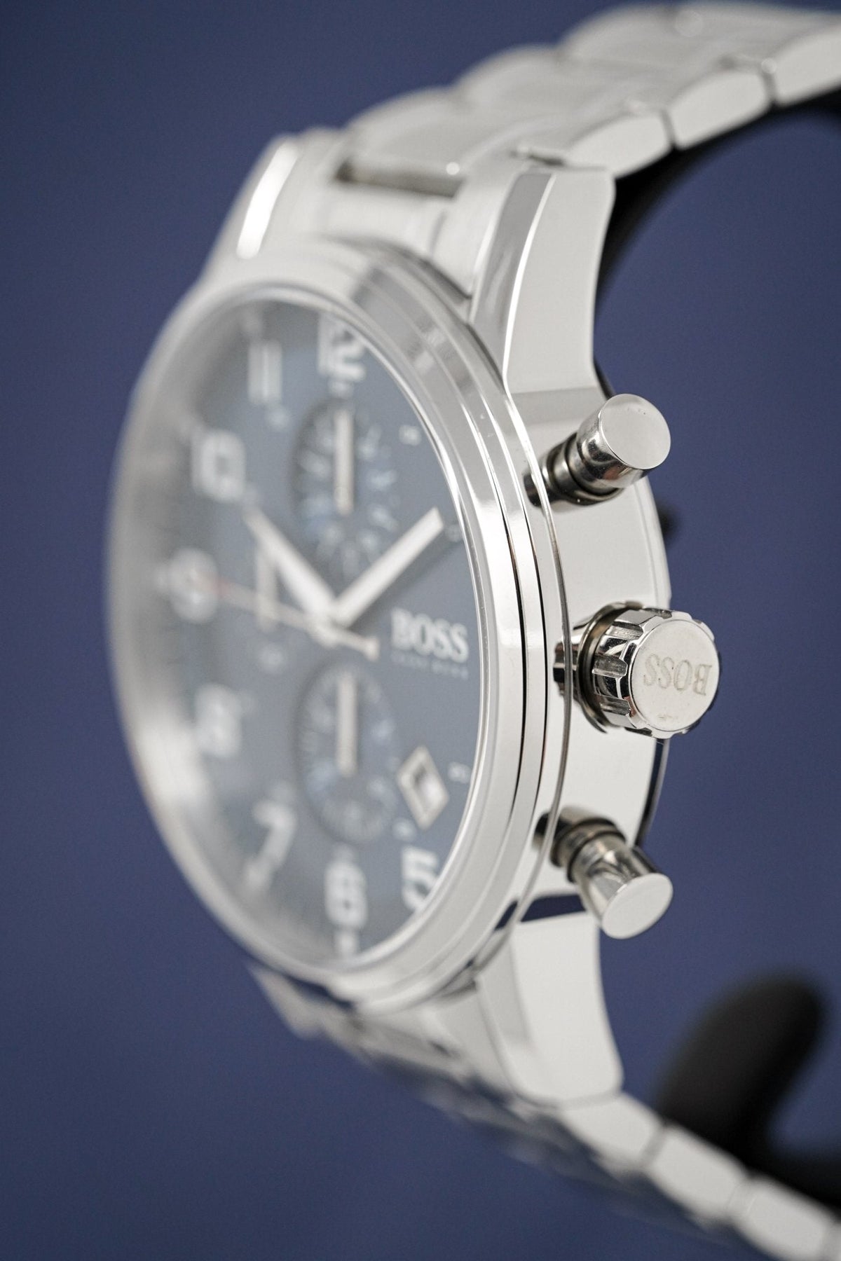 Hugo Boss Watch Chronograph Aeroliner Blue Hb1513183 -korean beauty