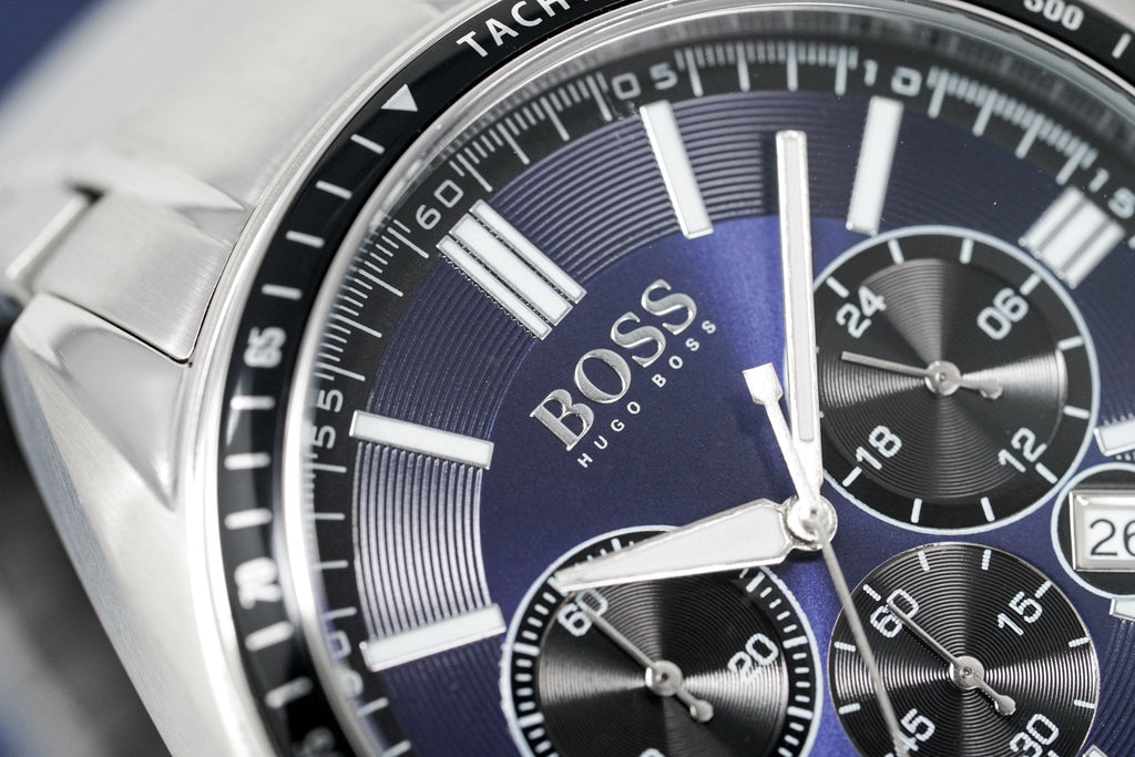 Hugo Boss Men S Watch Chronograph Driver Blue Hb1513081 -korean beauty