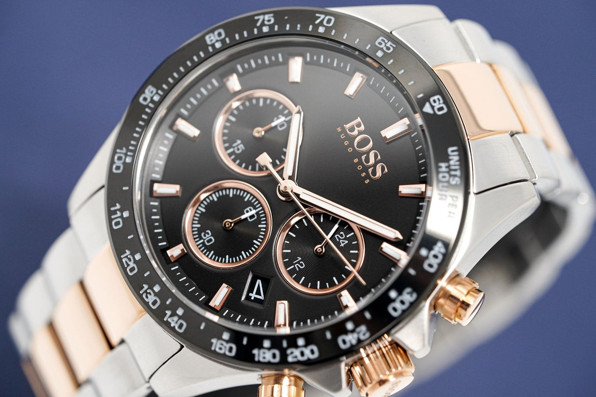 Hugo Boss Men S Watch Chronograph Hero Two Tone Hb1513757 -korean beauty