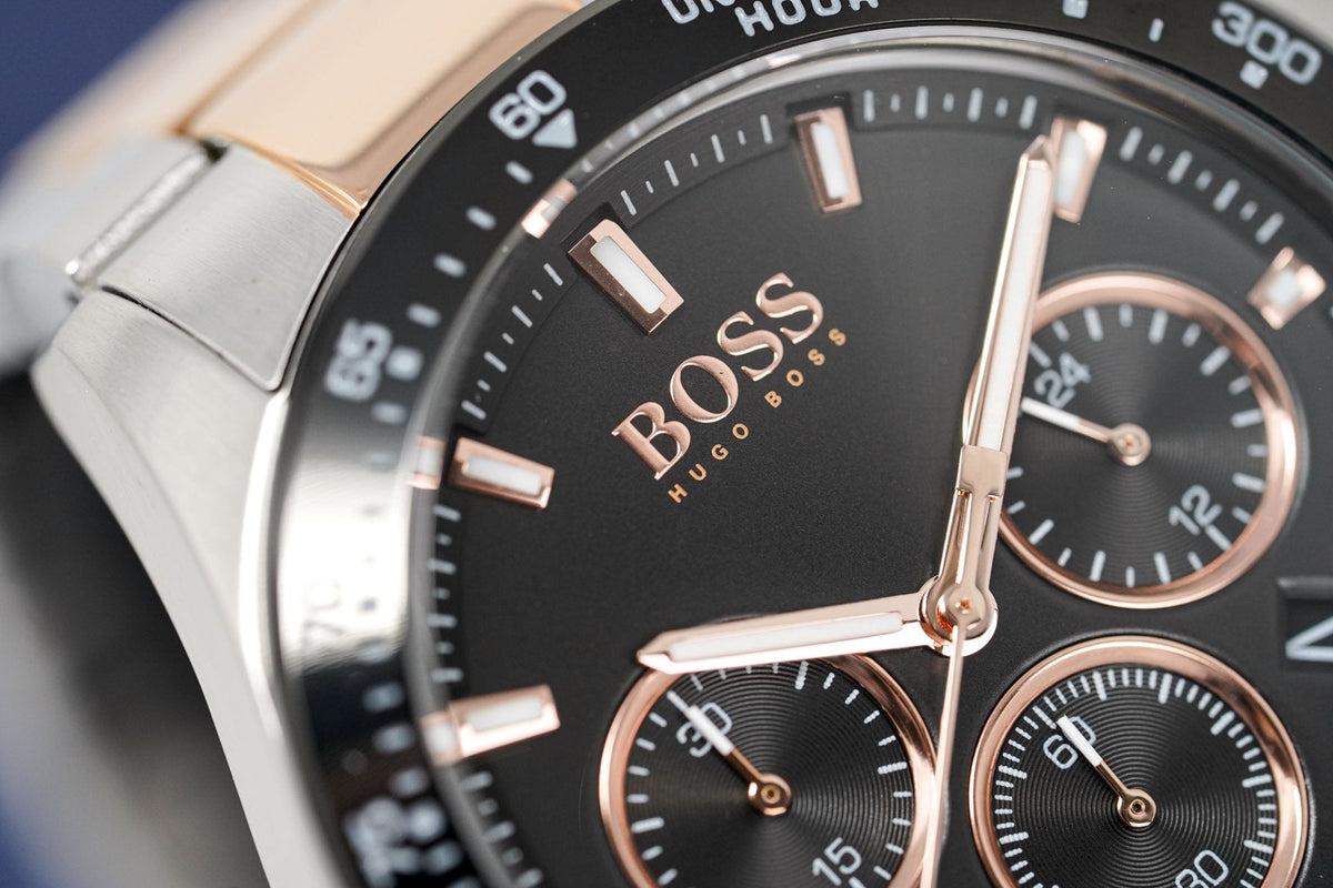 Hugo Boss Men S Watch Chronograph Hero Two Tone Hb1513757 -korean beauty