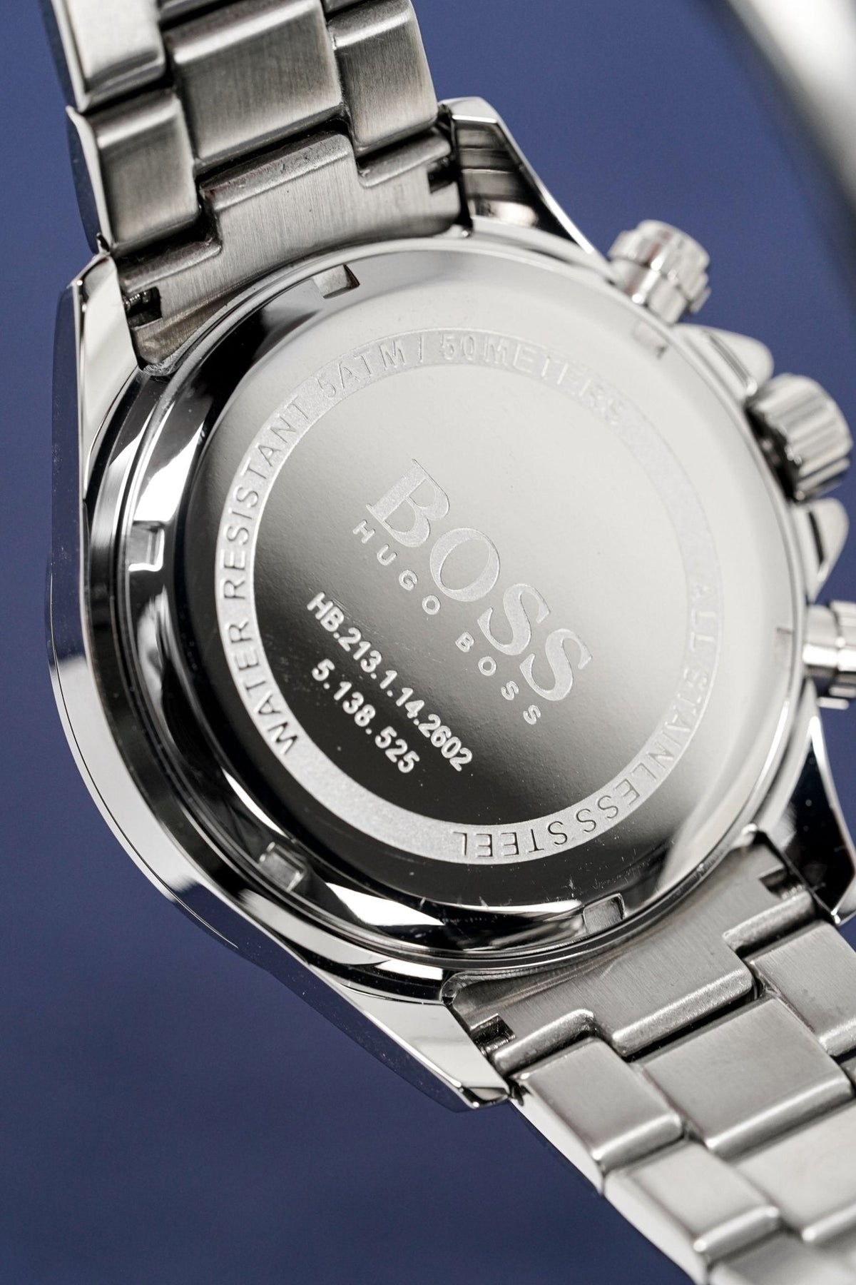 Hugo Boss Men S Watch Chronograph Ikon Silver Hb1512962 -korean beauty