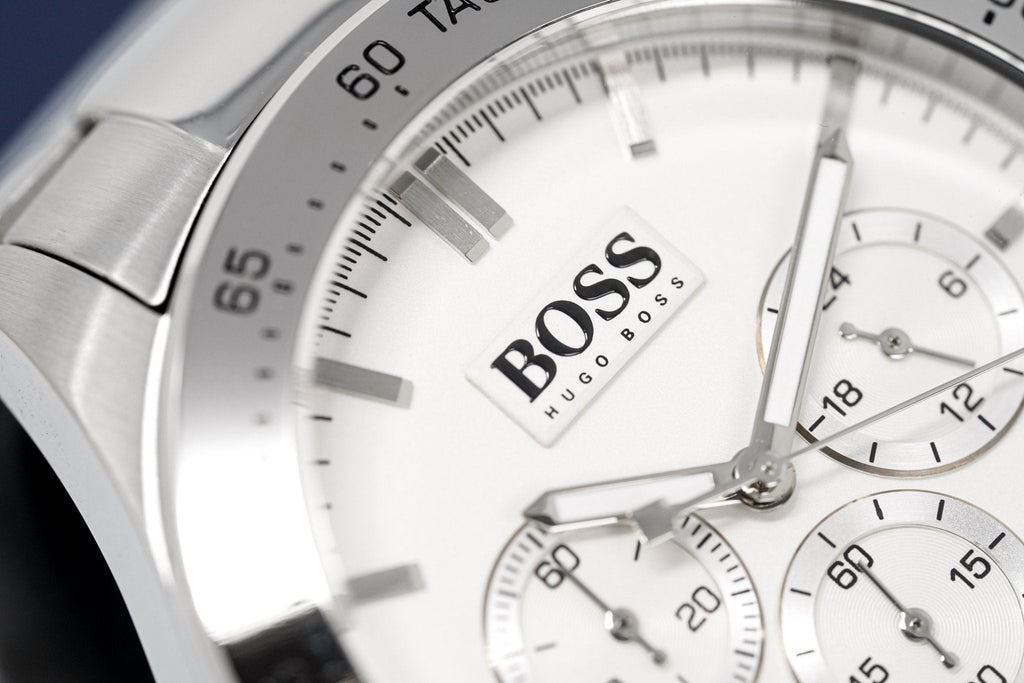 Hugo Boss Men S Watch Chronograph Ikon Silver Hb1512962 -korean beauty