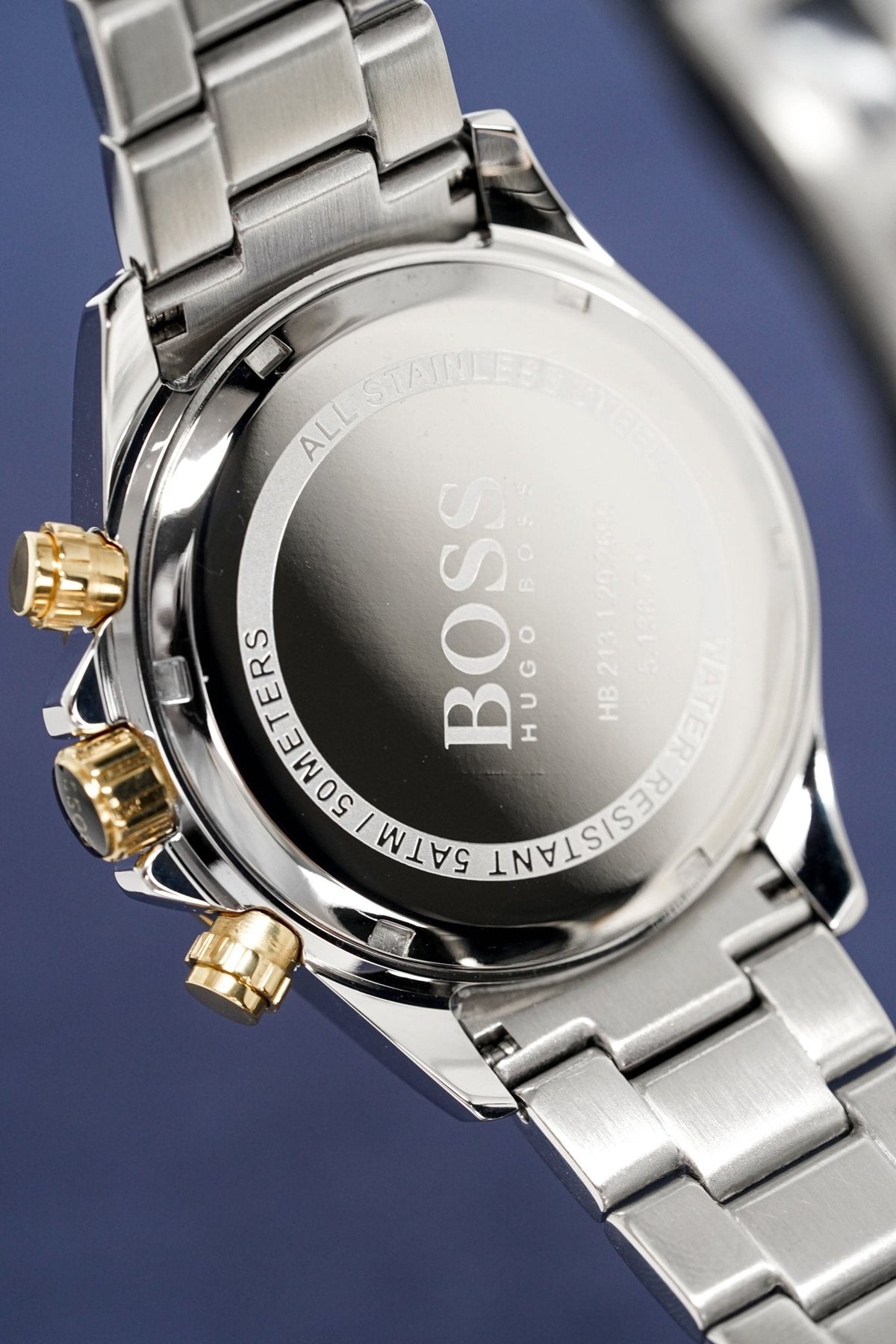 Hugo Boss Men S Watch Chronograph Ikon Two Tone Hb1512960 -korean beauty