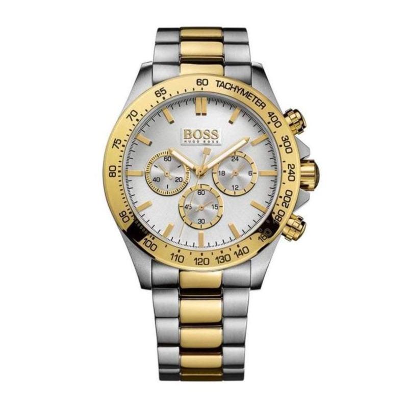 Hugo Boss Men S Watch Chronograph Ikon Two Tone Hb1512960 -korean beauty