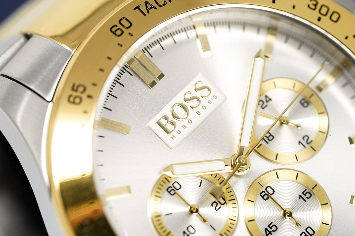 Hugo Boss Men S Watch Chronograph Ikon Two Tone Hb1512960 -korean beauty