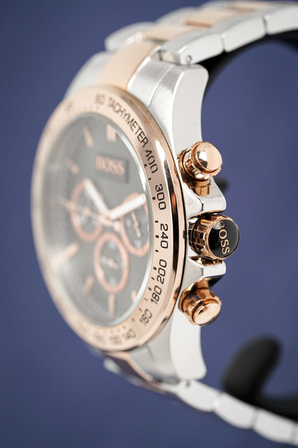 Hugo Boss Men S Watch Chronograph Ikon Two Tone Hb1513339 -korean beauty