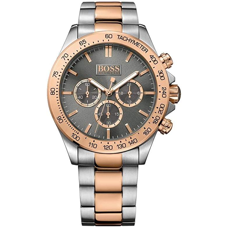Hugo Boss Men S Watch Chronograph Ikon Two Tone Hb1513339 -korean beauty