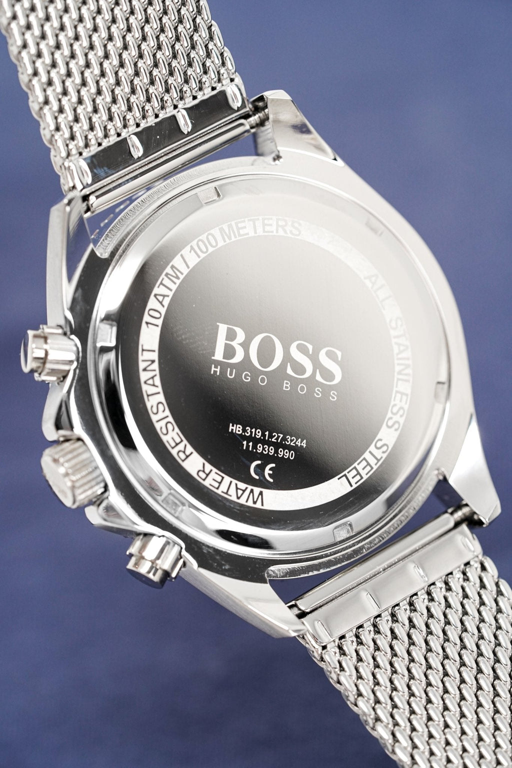 Hugo Boss Men S Watch Chronograph Ocean Edition Black Hb1513701 -korean beauty