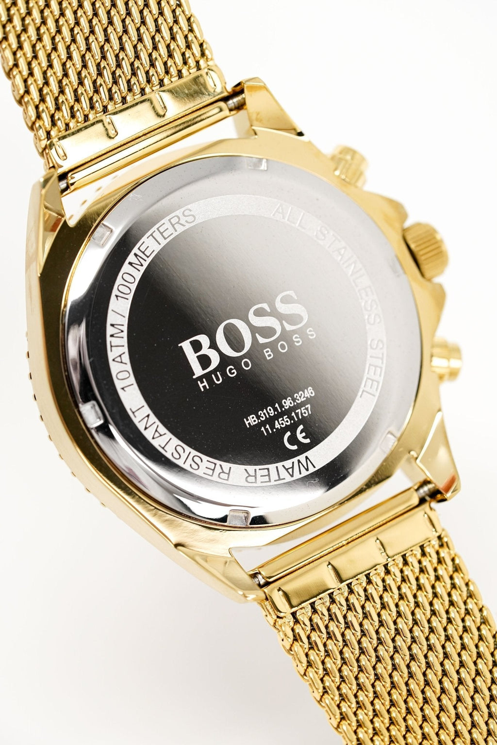 Hugo Boss Men S Watch Chronograph Ocean Edition Gold Hb1513703 -korean beauty