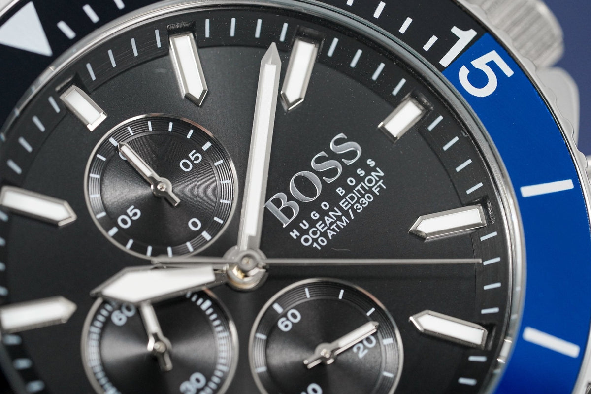 Hugo Boss Men S Watch Chronograph Ocean Edition Hb1513742 -korean beauty