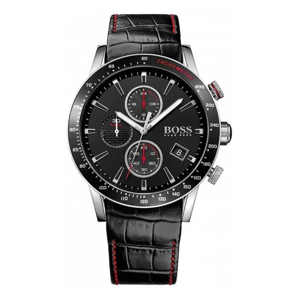 Hugo Boss Men S Watch Chronograph Rafale Black Hb1513390 -korean beauty