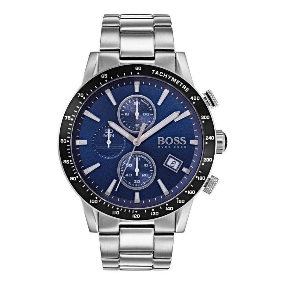 Hugo Boss Men S Watch Chronograph Rafale Blue Hb1513510 -korean beauty