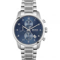 Hugo Boss Men S Watch Chronograph Skymaster Blue Hb1513784 -korean beauty