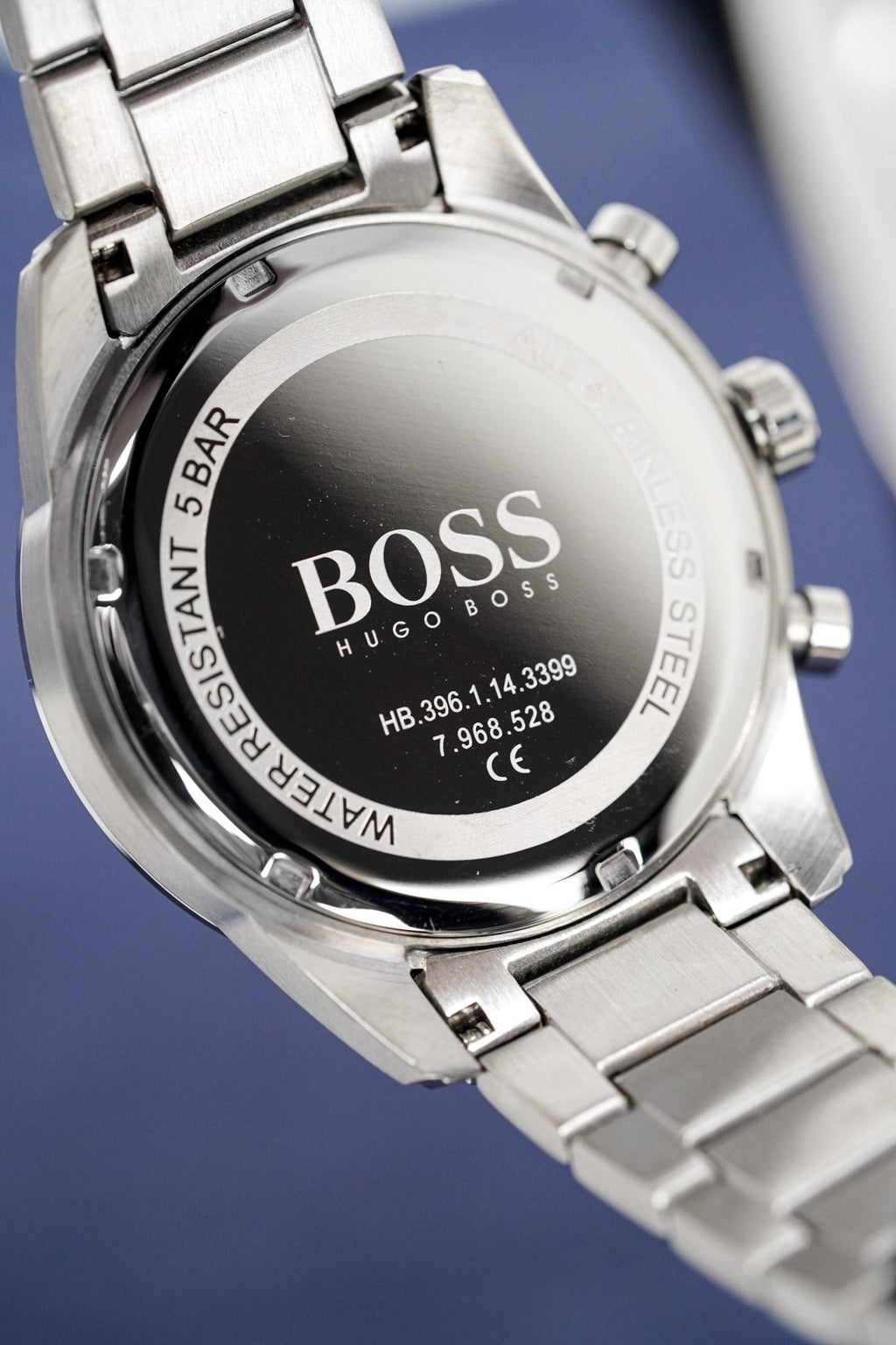 Hugo Boss Men S Watch Chronograph Skymaster Blue Hb1513784 -korean beauty