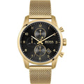 Hugo Boss Watch Chronograph Skymaster Gold Hb1513838 -korean beauty
