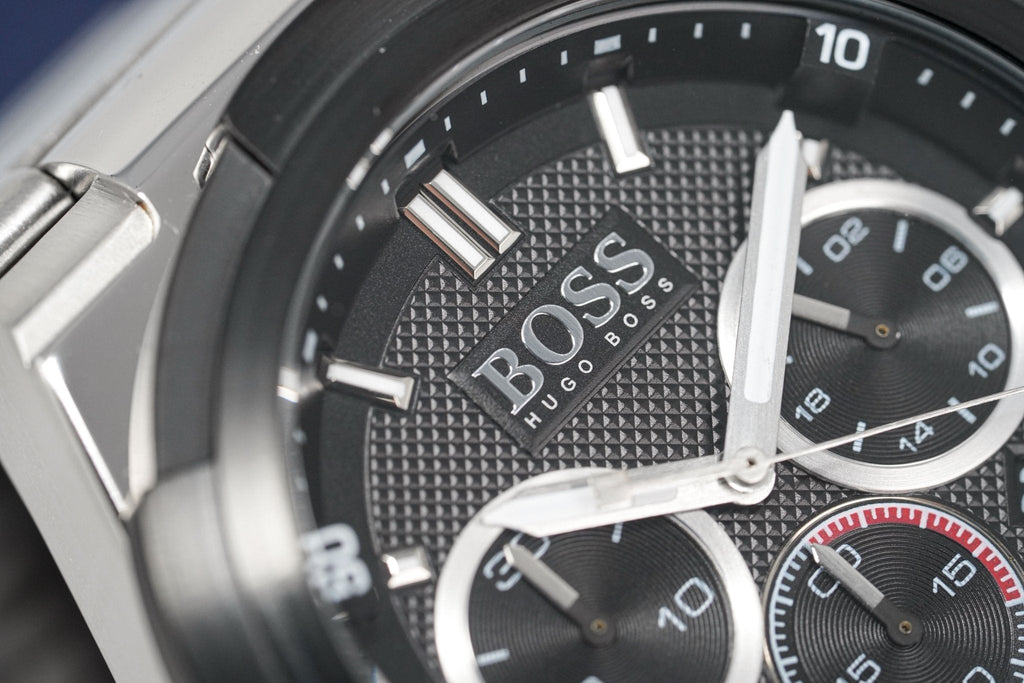 Hugo Boss Men S Watch Chronograph Supernova Black Hb1513359 -korean beauty
