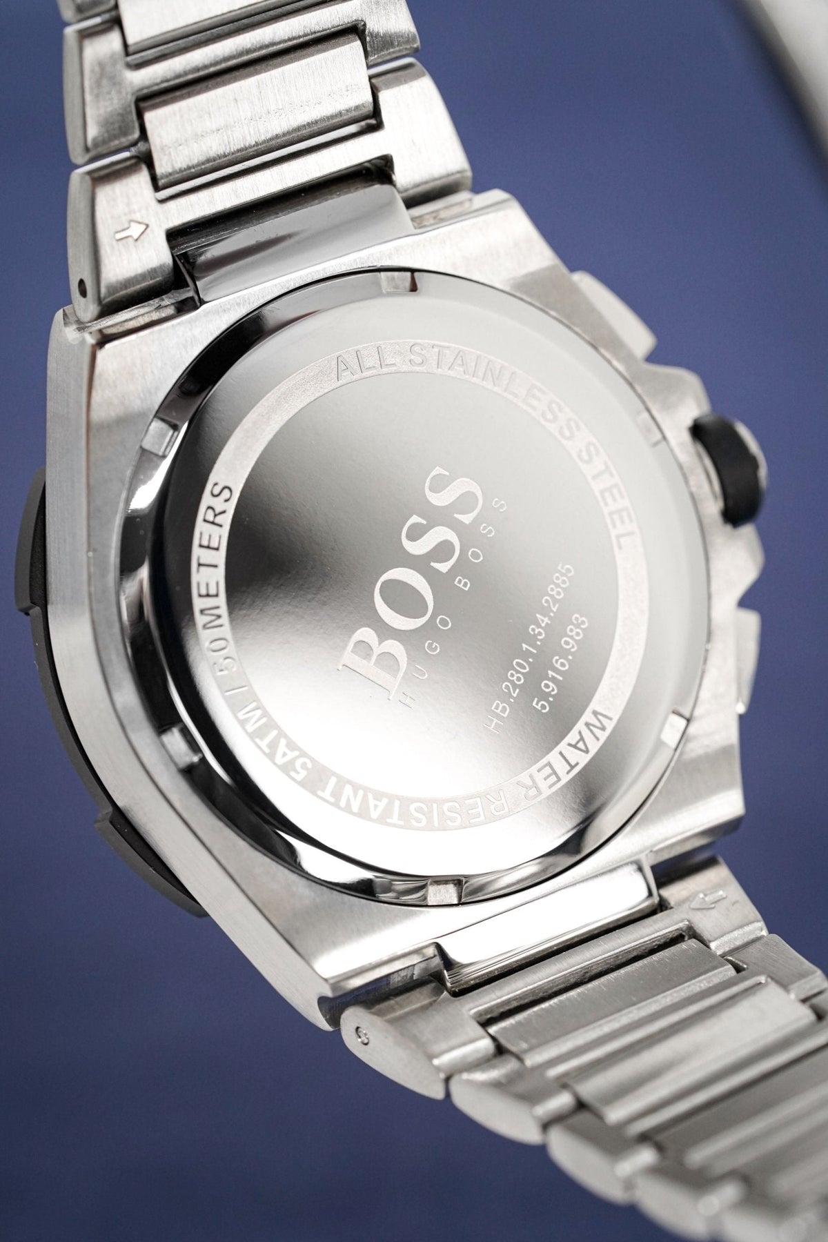 Hugo Boss Men S Watch Chronograph Supernova Black Hb1513359 -korean beauty