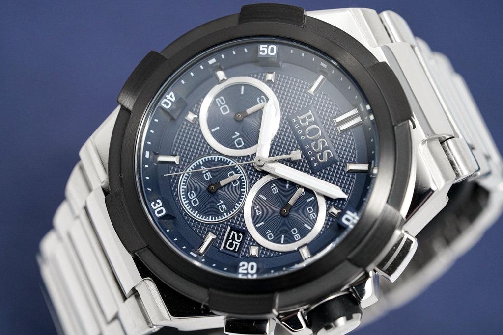 Hugo Boss Men S Watch Chronograph Supernova Blue Hb1513360 -korean beauty