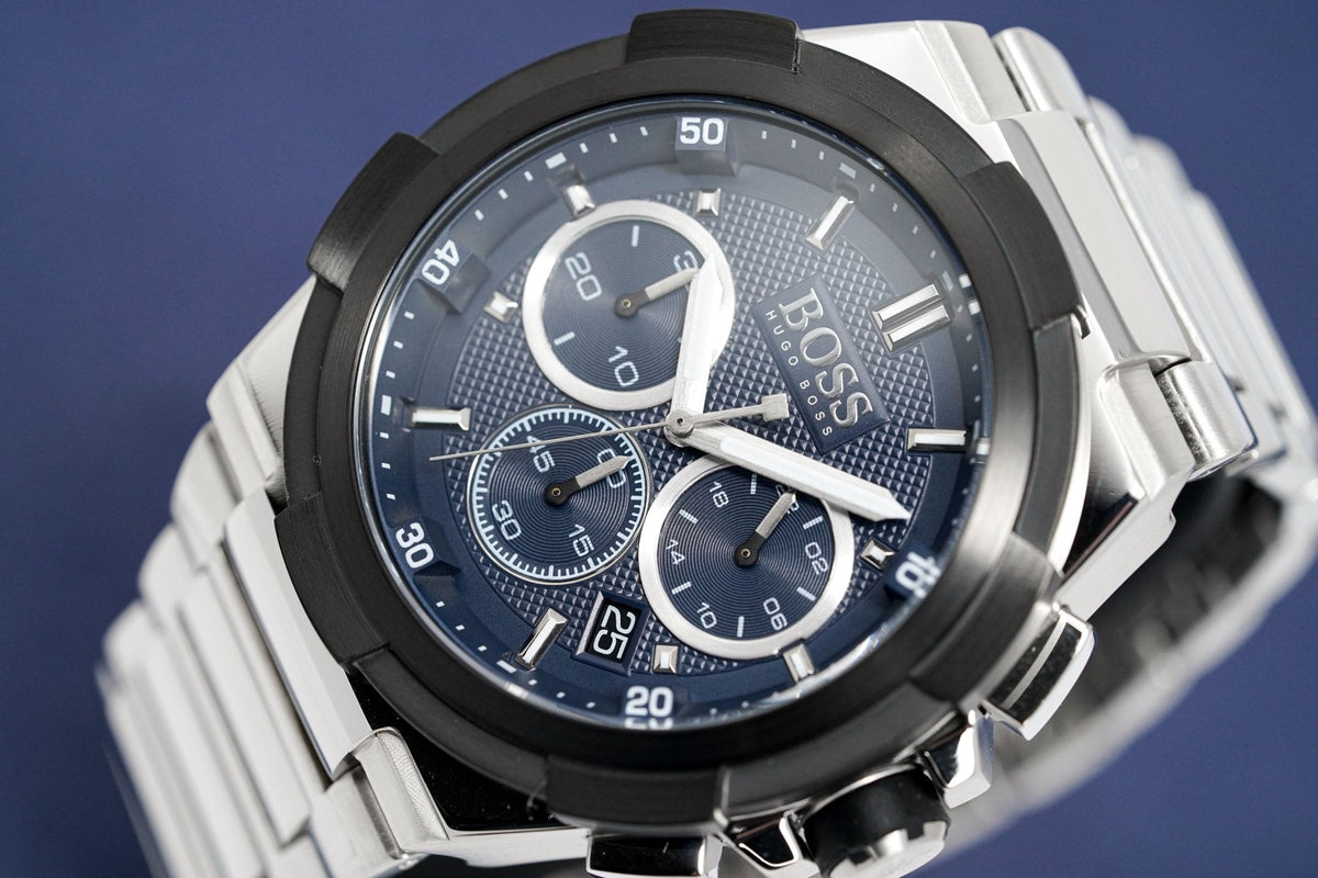 Hugo Boss Men S Watch Chronograph Supernova Blue Hb1513360 -korean beauty