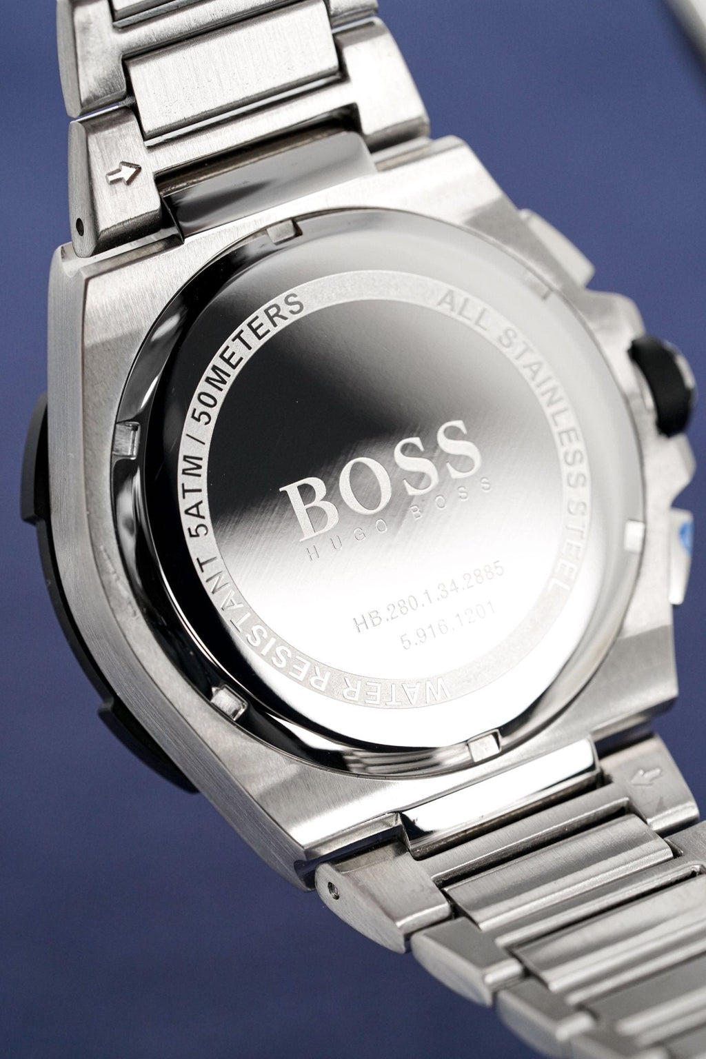 Hugo Boss Men S Watch Chronograph Supernova Blue Hb1513360 -korean beauty
