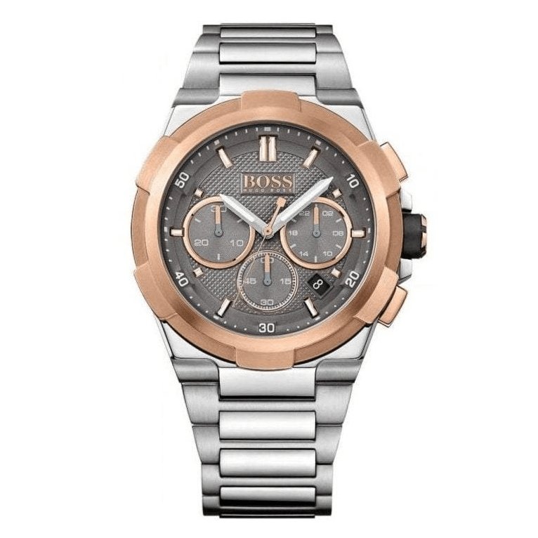 Hugo Boss Men S Watch Chronograph Supernova Grey Hb1513362 -korean beauty