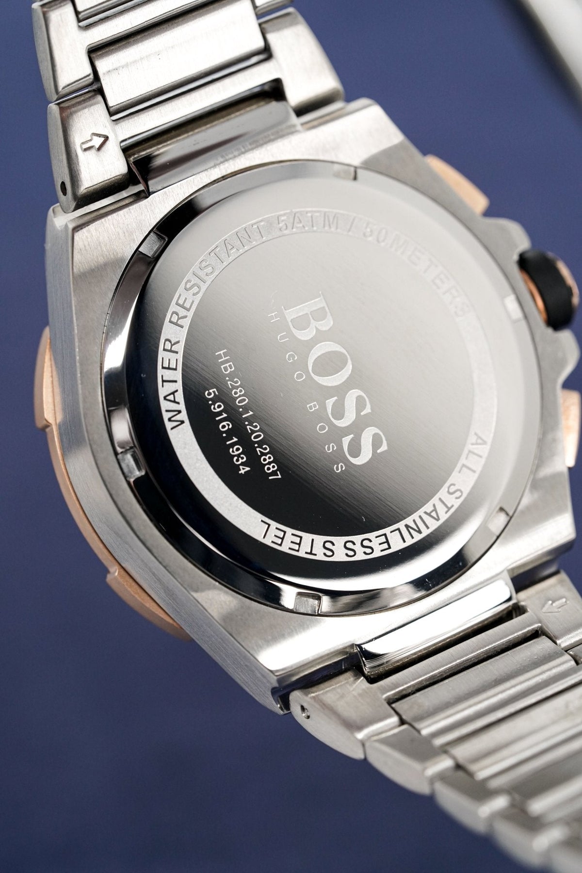 Hugo Boss Men S Watch Chronograph Supernova Grey Hb1513362 -korean beauty