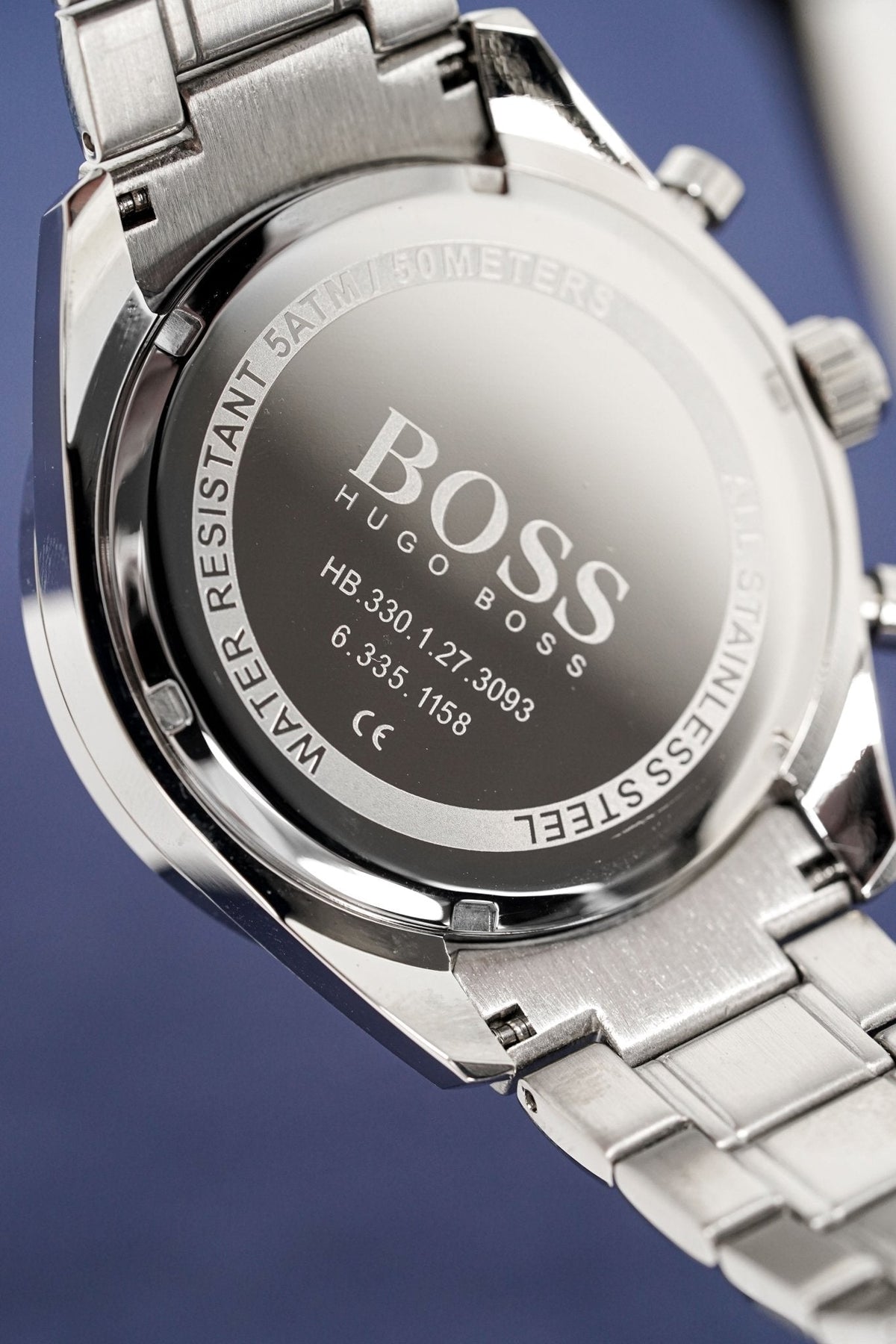 Hugo Boss Men S Watch Chronograph Trophy Blue Hb1513630 -korean beauty