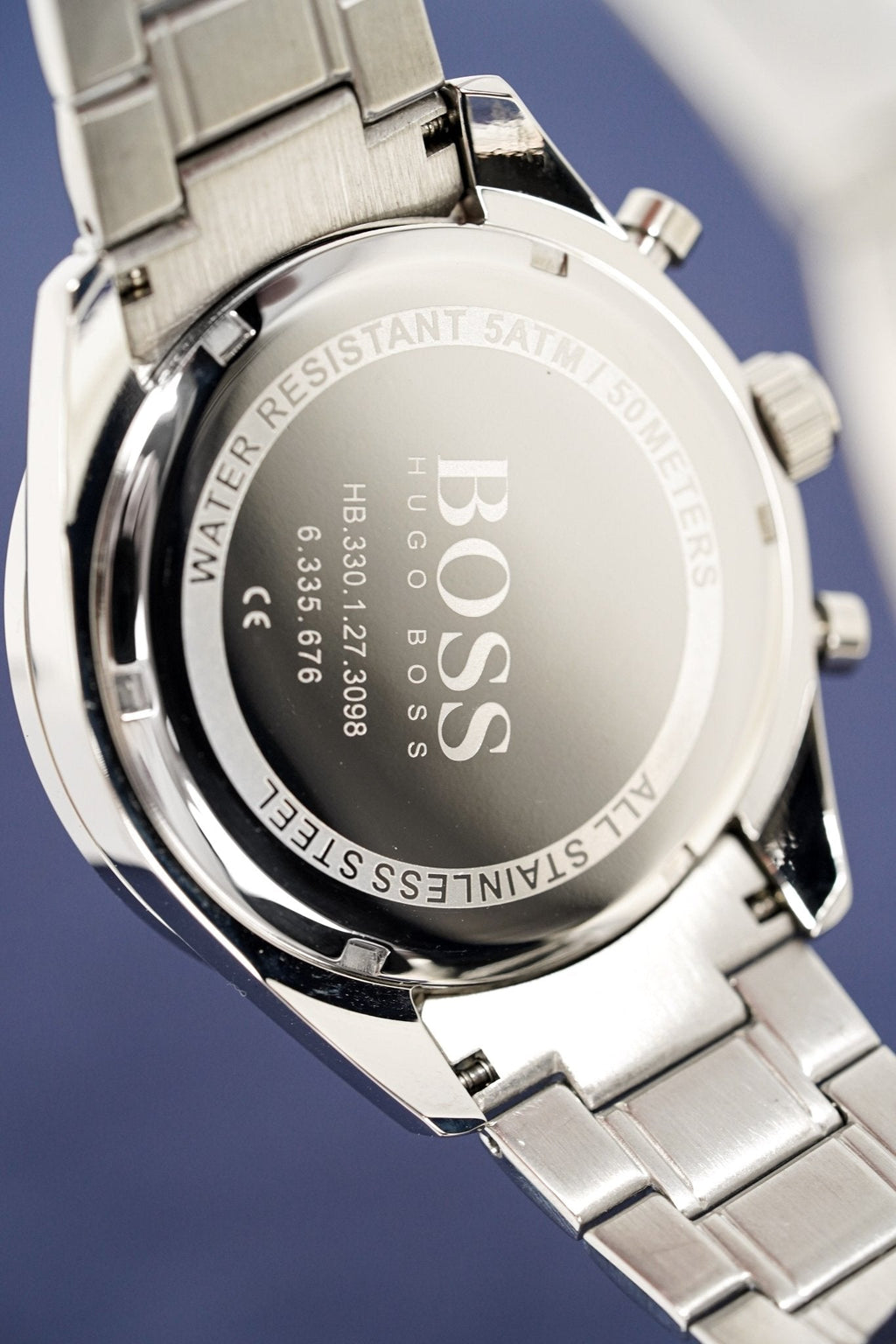 Hugo Boss Men S Watch Chronograph Trophy Grey Hb1513634 -korean beauty