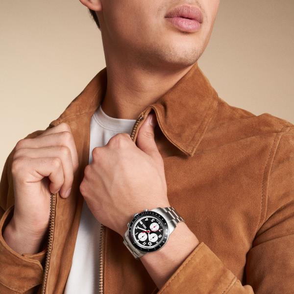 Fossil Sport Tourer Chronograph Stainless Steel Bracelet Black Dial Men S Watch Fs6045 -korean beauty