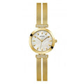 Guess Watches Ladies Array Stainless Steel Mesh Gold Tone Watch Gw0471l2 -korean beauty