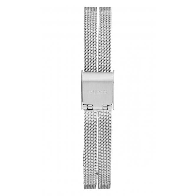 Guess Watches Ladies Array Stainless Steel Mesh Silver Watch Gw0471l1 -korean beauty