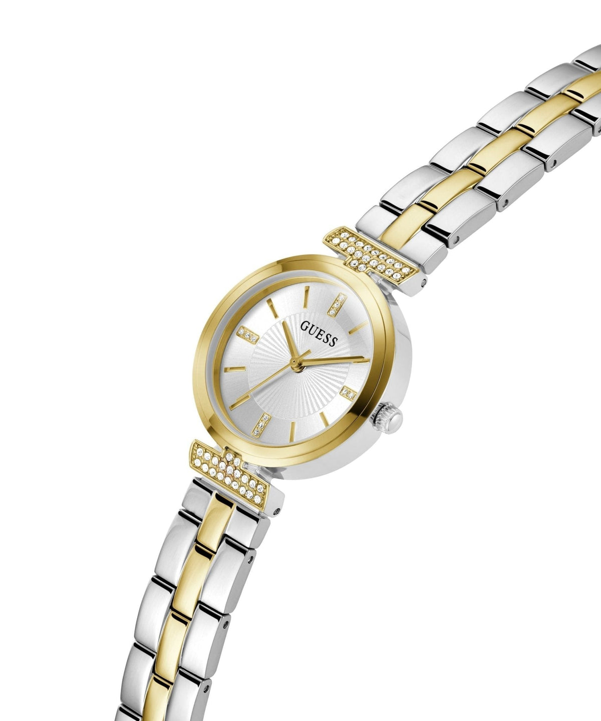 Ladies Array Yellow Gold Tone Stainless Steel Watch Gw0762l5 -korean beauty