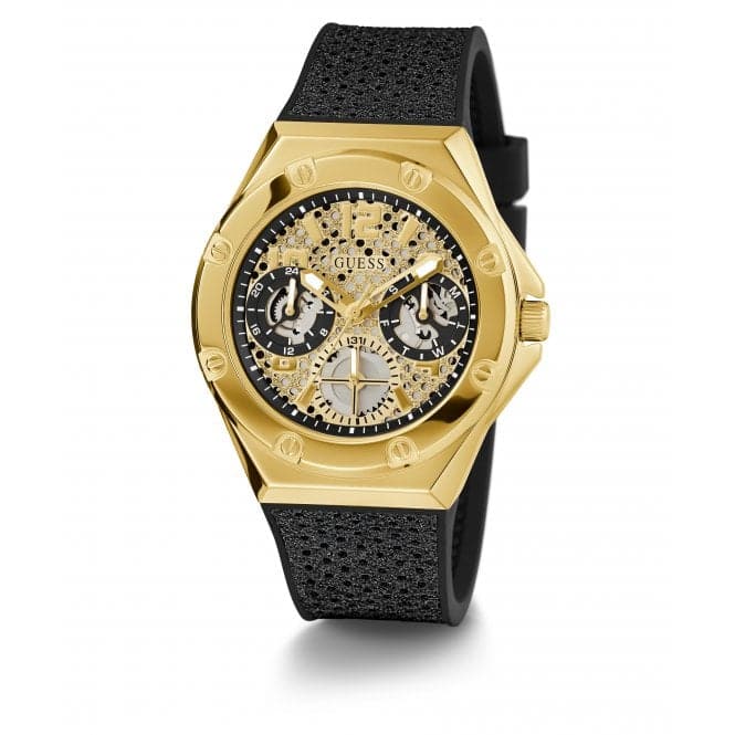 Guess Watches Ladies Asteria Gold Tone Watch Gw0620l2 -korean beauty