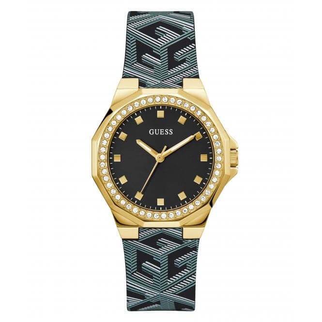 Guess Watches Ladies Avril Gold Tone Watch Gw0598l2 -korean beauty