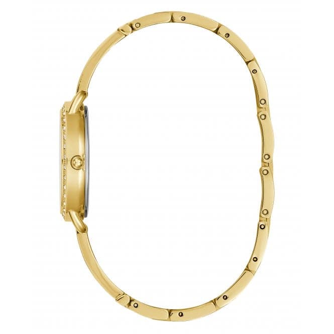Guess Watches Ladies Bellini Gold Tone Watch Gw0022l2 -korean beauty