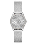 Ladies Boa Silver Tone Mesh Watch Gw0748l1 -korean beauty