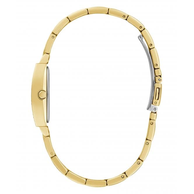 Guess Watches Ladies Brilliant Gold Tone Watch Gw0611l2 -korean beauty